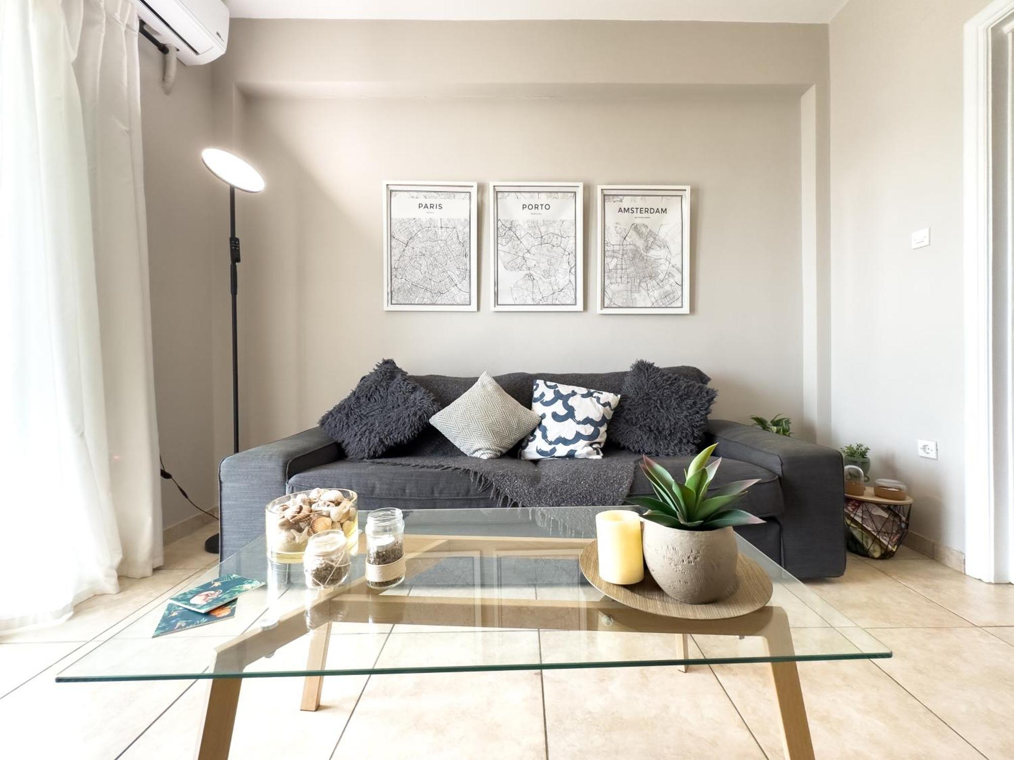 Thanos' Seaside Apartment Oropos Bagian luar foto