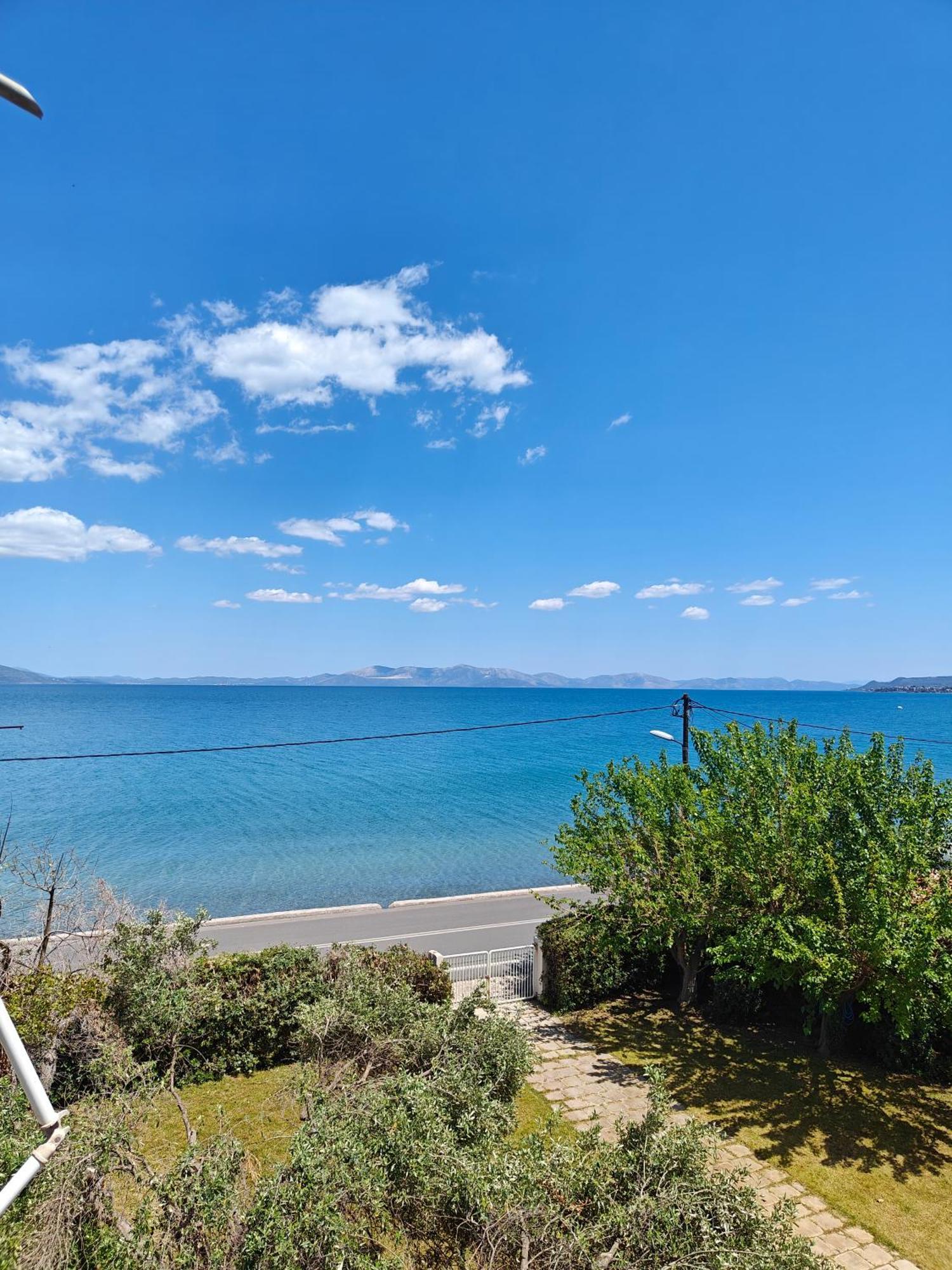 Thanos' Seaside Apartment Oropos Bagian luar foto